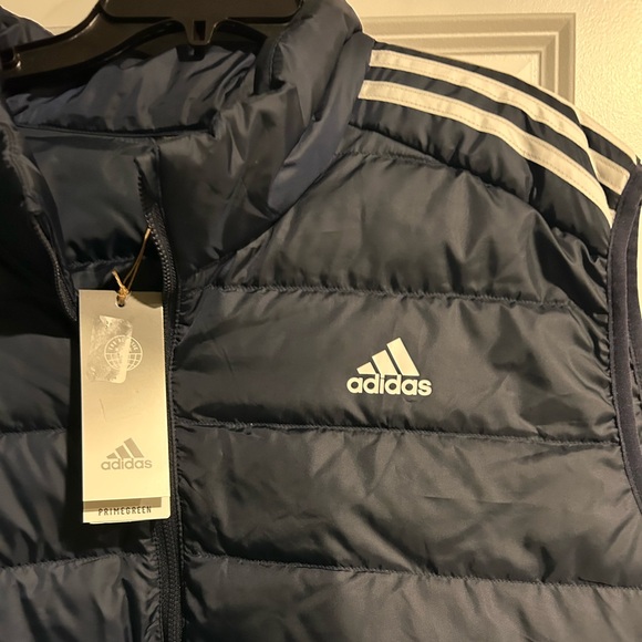Adidas Men's 4XL Navy Puffer Vest - Picture 3 of 3